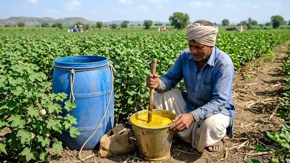 कपाशी पातेगळ उपाय: 100% खात्रीशीर 1 देशी फॉर्म्युला; अवघ्या ₹100 खर्चात मिळवा Best बंपर उत्पादन! 2 कपाशी पातेगळ उपाय देशी द्रावण कृती शेतकरी हेल्पलाईन
